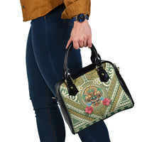 Hawaii Tiki Mask Shoulder Handbag Mele Kalikimaka i Iulai!