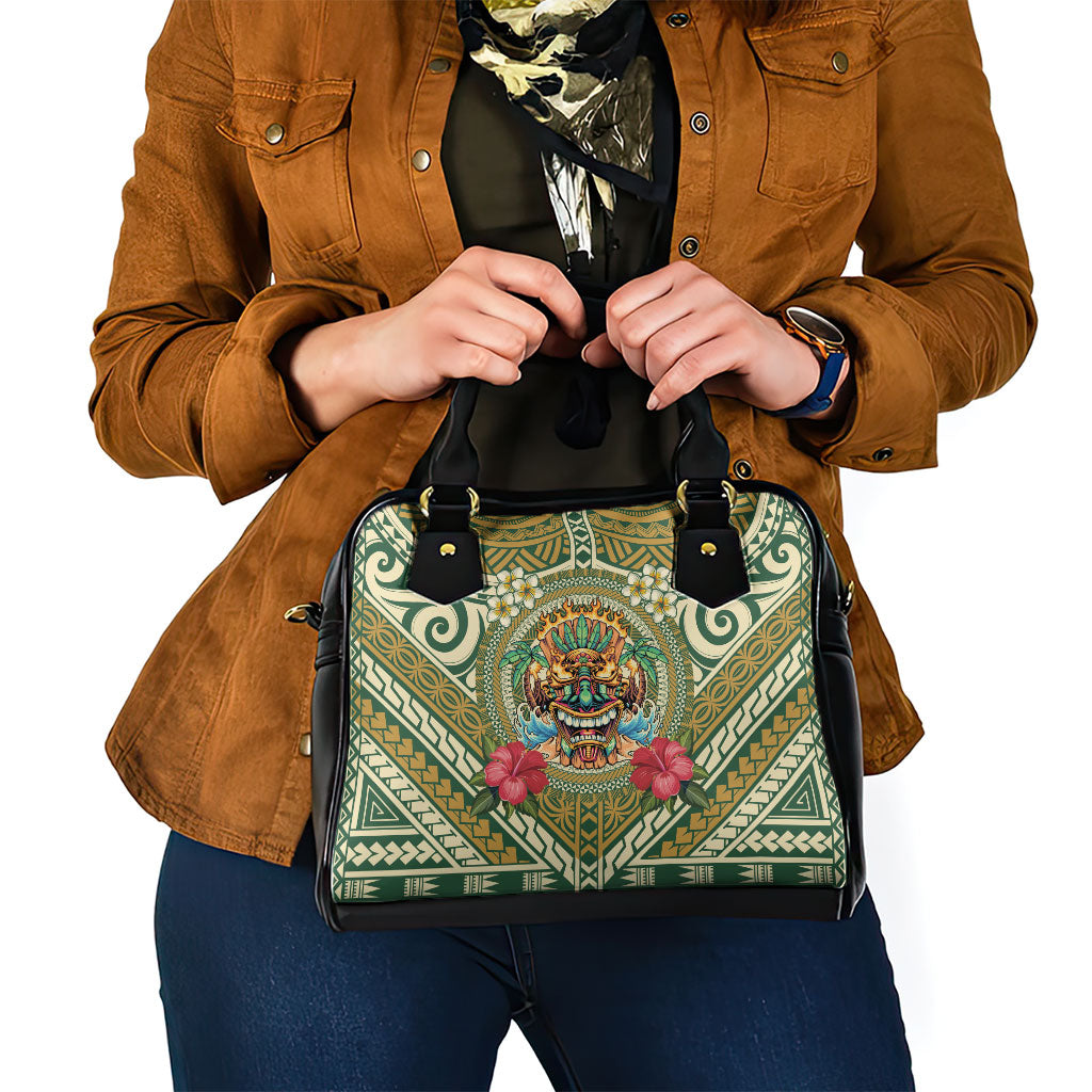 Hawaii Tiki Mask Shoulder Handbag Mele Kalikimaka i Iulai!