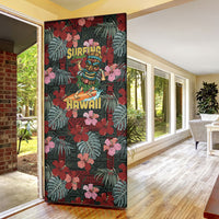 Hawaii Tiki Surfing Door Cover Mele Kalikimaka i Iulai! LT9 - Polynesian Pride