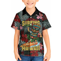 Hawaii Tiki Surfing Hawaiian Shirt Mele Kalikimaka i Iulai! LT9 - Polynesian Pride
