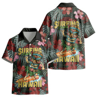 Hawaii Tiki Surfing Kid Hawaiian Shirt Mele Kalikimaka i Iulai! LT9 - Polynesian Pride