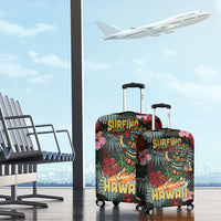 Hawaii Tiki Surfing Luggage Cover Mele Kalikimaka i Iulai! LT9 - Polynesian Pride