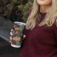 Hawaii Tiki Surfing Tumbler Cup Mele Kalikimaka i Iulai! LT9 - Polynesian Pride