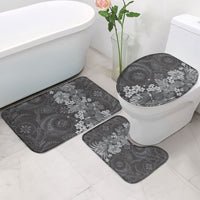 Pauli Hawai'i Hibiscus Bathroom Set Polynesian Tribal Tattoo Pattern Floral Elements