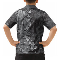 Pauli Hawai'i Hibiscus Hawaiian Shirt Polynesian Tribal Tattoo Pattern Floral Elements