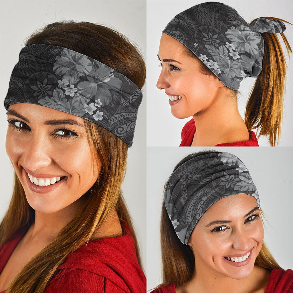 Pauli Hawai'i Hibiscus Neck Gaiter Polynesian Tribal Tattoo Pattern Floral Elements