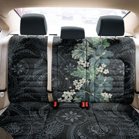 Pauliuli Hawai'i Hibiscus Back Car Seat Cover Polynesian Tribal Tattoo Pattern Floral Elements