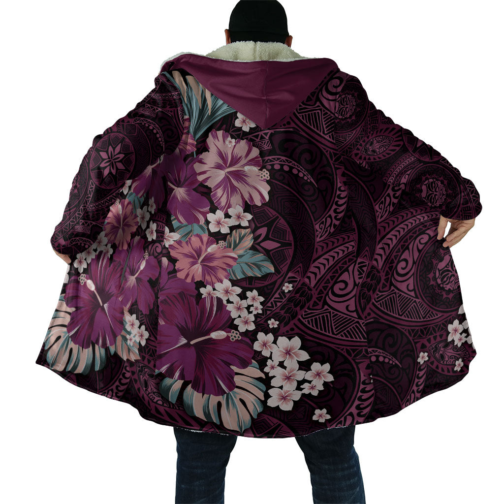 Poni Mama Hawai'i Hibiscus Cloak Polynesian Tribal Tattoo Pattern Floral Elements