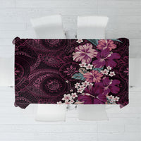 Poni Mama Hawai'i Hibiscus Tablecloth Polynesian Tribal Tattoo Pattern Floral Elements