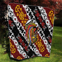 Papua New Guinea Bird Drum Quilt Papuan Batik Motif