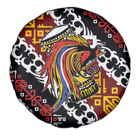 Papua New Guinea Bird Drum Spare Tire Cover Papuan Batik Motif