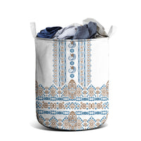 Papua New Guinea Bird Ethnic Laundry Basket Papuan Batik Inspired Pattern