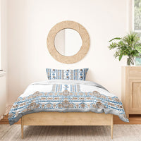 Papua New Guinea Bird Ethnic Bedding Set Papuan Batik Inspired Pattern
