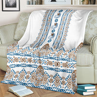 Papua New Guinea Bird Ethnic Blanket Papuan Batik Inspired Pattern