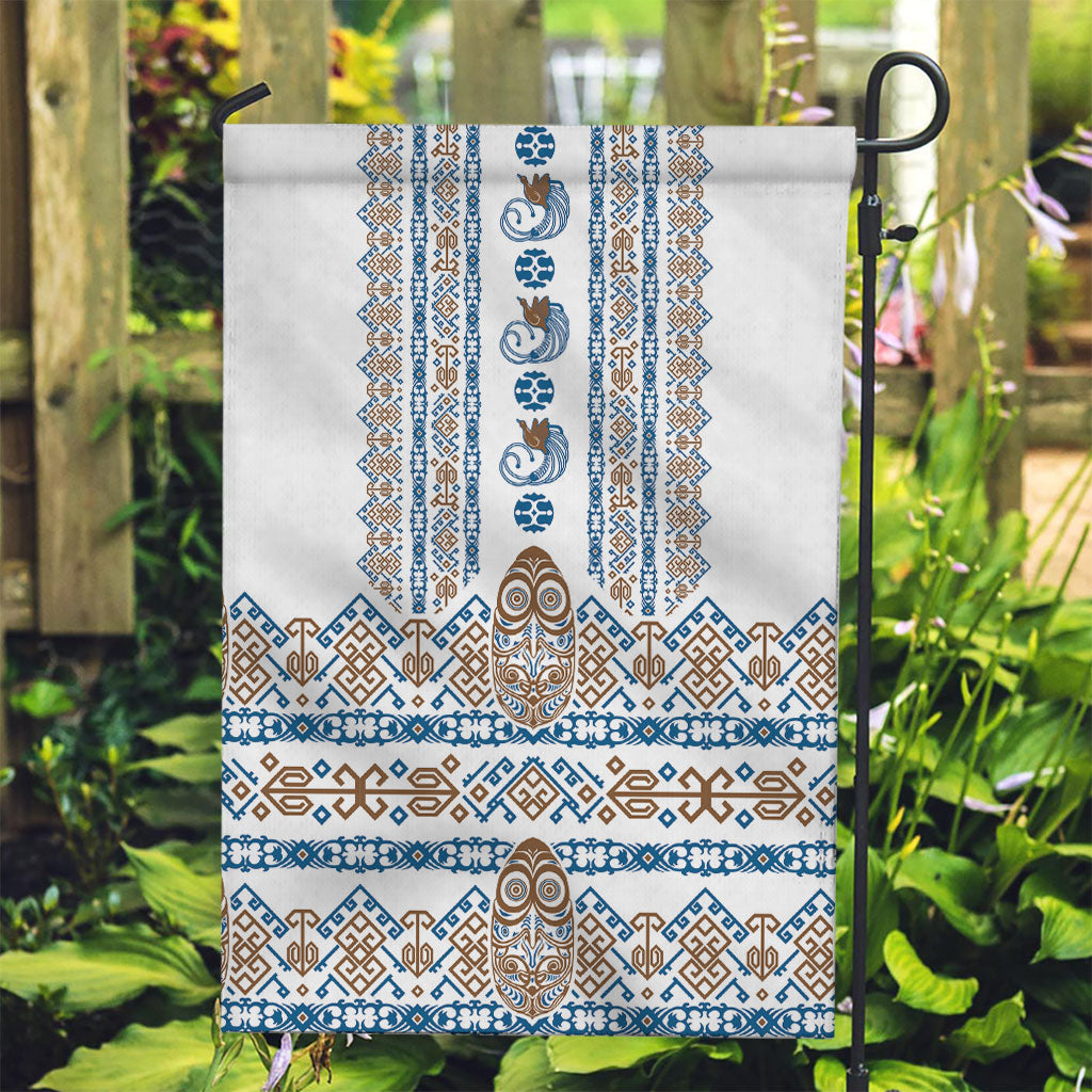 Papua New Guinea Bird Ethnic Garden Flag Papuan Batik Inspired Pattern