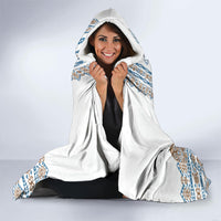 Papua New Guinea Bird Ethnic Hooded Blanket Papuan Batik Inspired Pattern