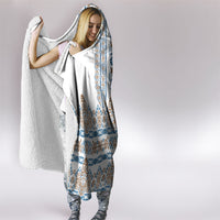 Papua New Guinea Bird Ethnic Hooded Blanket Papuan Batik Inspired Pattern