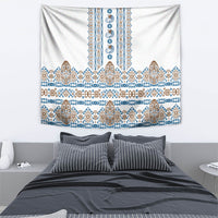 Papua New Guinea Bird Ethnic Tapestry Papuan Batik Inspired Pattern