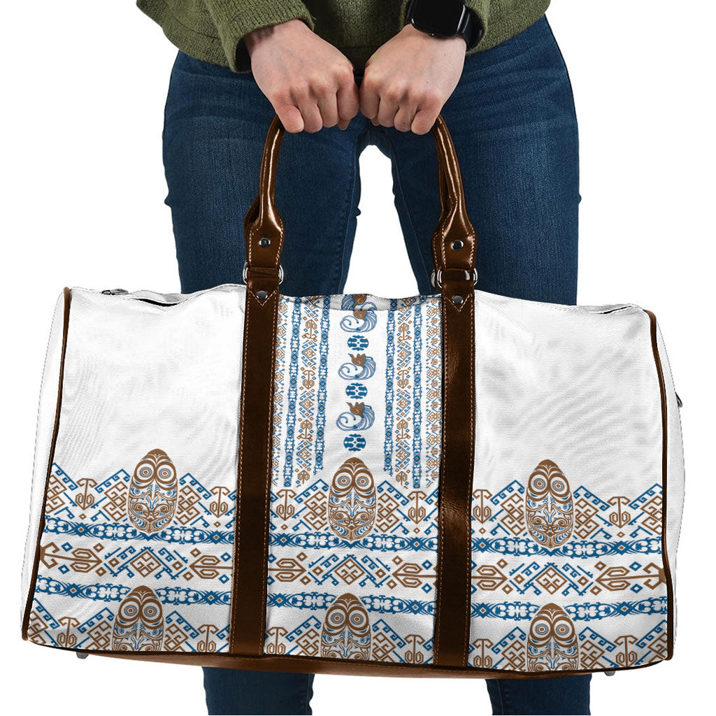 Papua New Guinea Bird Ethnic Travel Bag Papuan Batik Inspired Pattern