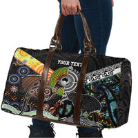 Australia New Zealand Personalised Travel Bag Maori Aboriginal Art Style - Polynesian Pride