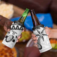 Custom Fiji Rugby Pacific 4 in 1 Can Cooler Tumbler Polynesian Palm Tattoo LT9 - Polynesian Pride