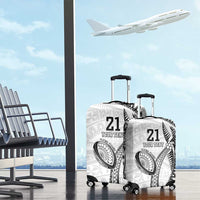 Custom Fiji Rugby Pacific Luggage Cover Polynesian Palm Tattoo LT9 - Polynesian Pride
