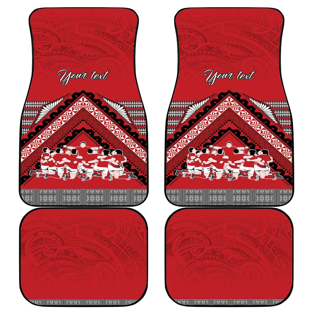 Personalised Tonga Rugby Pacific Car Mats Ikale Tahi Sipi Tau