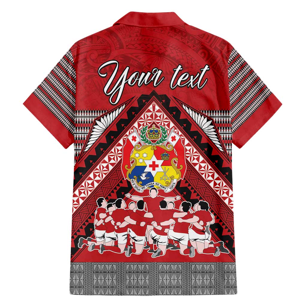 Personalised Tonga Rugby Pacific Family Matching Summer Maxi Dress and Hawaiian Shirt Ikale Tahi Sipi Tau