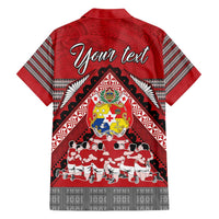 Personalised Tonga Rugby Pacific Family Matching Summer Maxi Dress and Hawaiian Shirt Ikale Tahi Sipi Tau