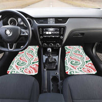 New Zealand Kowhaiwhai Christmas Car Mats Traditional Maori Koru Pattern - Polynesian Pride