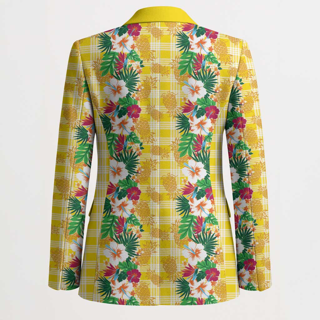 Hawaiian Palaka Blazer Hibiscus Pineapple Lei - Polynesian Pride