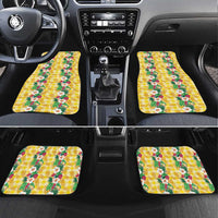 Hawaiian Palaka Car Mats Hibiscus Pineapple Lei - Polynesian Pride