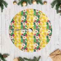 Hawaiian Palaka Tree Skirt Hibiscus Pineapple Lei - Polynesian Pride