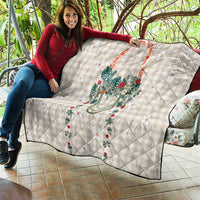 Brown Hawaiian Palaka Quilt Kukui Nut Money Lei - Polynesian Pride