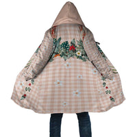 Peach Hawaiian Palaka Cloak Kukui Nut Money Lei - Polynesian Pride