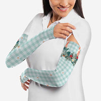 Turquoise Hawaiian Palaka Arm Sleeves Kukui Nut Money Lei - Polynesian Pride