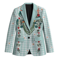 Turquoise Hawaiian Palaka Blazer Kukui Nut Money Lei - Polynesian Pride