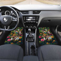 Meri Kirihimete Kakapo Santa Car Mats Merry Christmas with Tropical Vibe