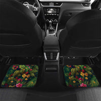 Meri Kirihimete Kakapo Santa Car Mats Merry Christmas with Tropical Vibe