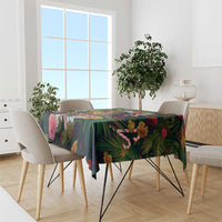 Meri Kirihimete Kakapo Santa Tablecloth Merry Christmas with Tropical Vibe