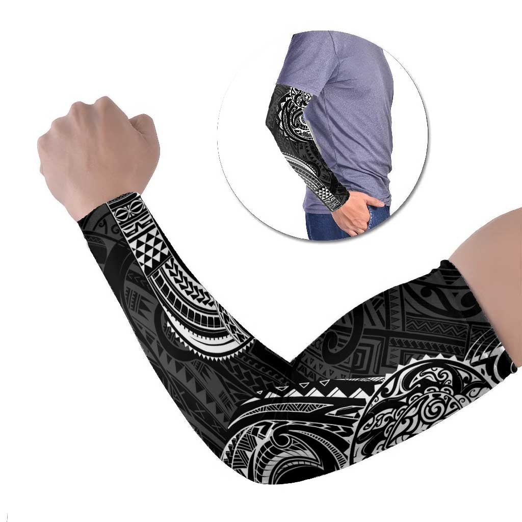 Polynesian Turtle Tribal Tattoo Arm Sleeves Black Style - Polynesian Pride