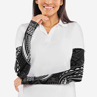 Polynesian Turtle Tribal Tattoo Arm Sleeves Black Style - Polynesian Pride