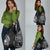 Polynesian Turtle Tribal Tattoo Grocery Bag Black Style