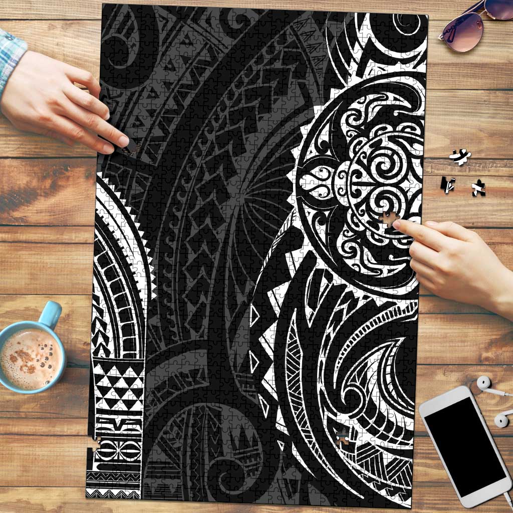 Polynesian Turtle Tribal Tattoo Puzzle Black Style - Polynesian Pride