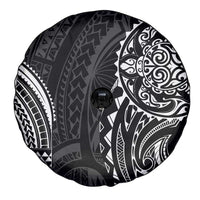 Polynesian Turtle Tribal Tattoo Spare Tire Cover Black Style