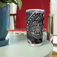 Polynesian Turtle Tribal Tattoo Tumbler Cup Black Style