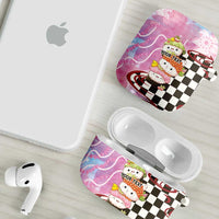 Personalized Japanese Kawaii Sushi Roll AirPods Case Wagara Palaka Pattern