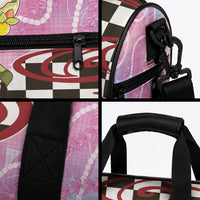 Personalized Japanese Kawaii Sushi Roll Duffle Bag Wagara Palaka Pattern LT9 - Polynesian Pride
