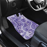 Japanese Koi Fish Car Mats Purple Wagara Palaka Honohono Pikake Lei