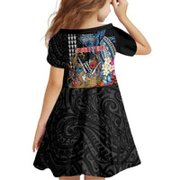 Personalized Japanese Koi Fish Ramen Family Matching Mermaid Dress and Hawaiian Shirt Aloha Shark Kakau Pattern